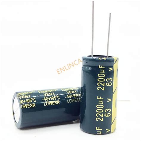 Condensador Electrol Tico De Aluminio Unids Lote V Uf X