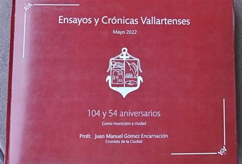 Presentarán el libro Ensayos y Crónicas Vallartenses