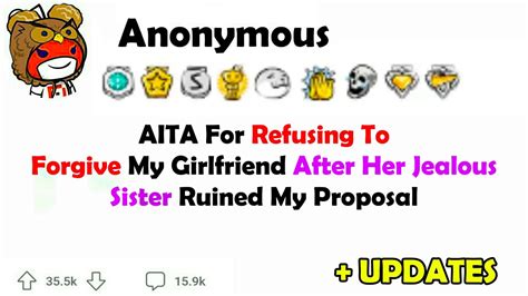 Aita For Refusing To Forgive My Girlfriend After Her Jealous Sister