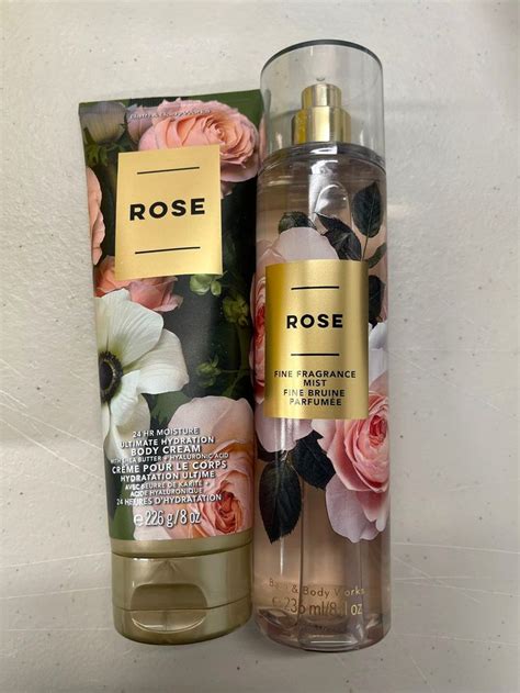 Bath And Body Works Rose Ultra Shea Body Cream And Fine Fragrance