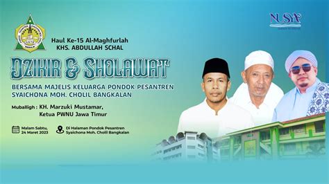 LIVE TABLIGH AKBAR DZIKIR DAN SHOLAWAT HAUL KE 15 KHS ABDULLAH