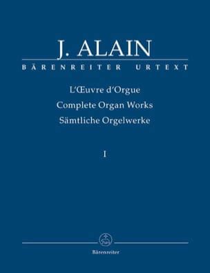 Oeuvre D Orgue Volume 1 Jehan Alain Partition Orgue