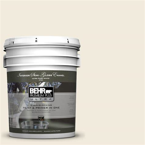 Behr Premium Plus Ultra Gal Ppu Coastal Beige Semi Gloss Enamel