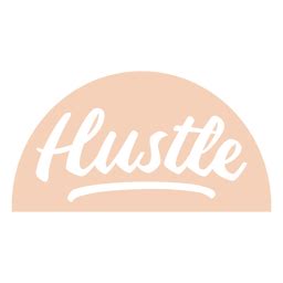 Hustle Pink Word Lettering Png Svg Design For T Shirts