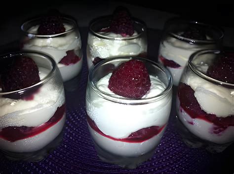 Recette De Verrine Cr Me De Mascarpone Et Framboises