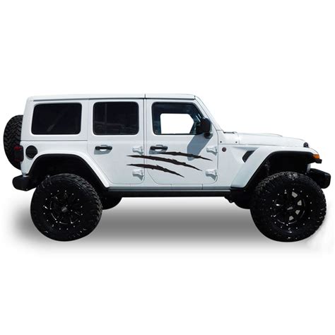 Jl Wrangler Decals Sticker Side Door Stripes 2018 Present