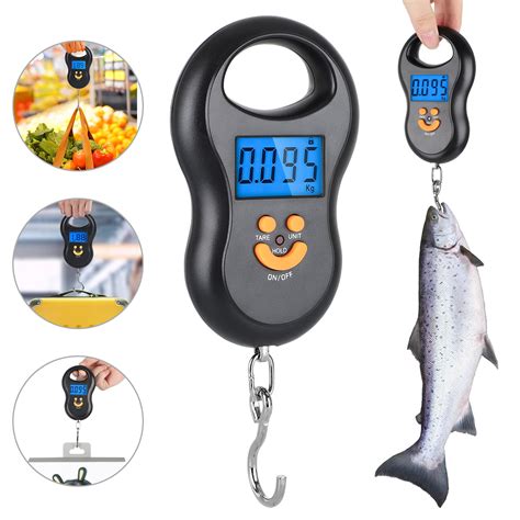 Buy Digital Fish Scale 110lb50kg, Portable Luggage Weight Scale ...