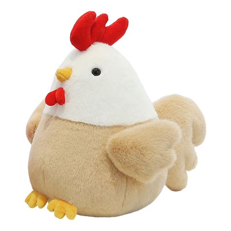 Plush Animal Toys Stuffed Animal Chicken Cartoon Soft Toy for Birthday ...