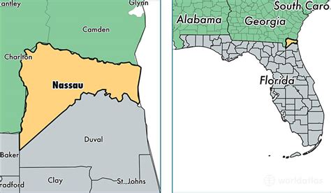 Nassau County Florida Map Time Zones Map