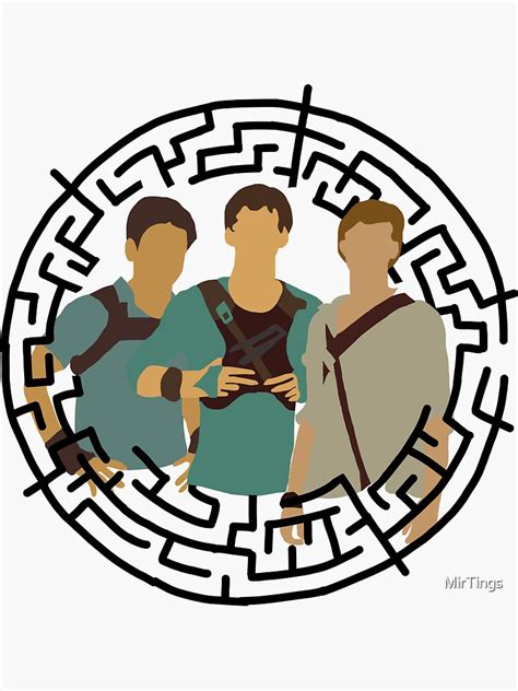 Maze Runner Minho Thomas Newt Sticker For Sale By Mirtings