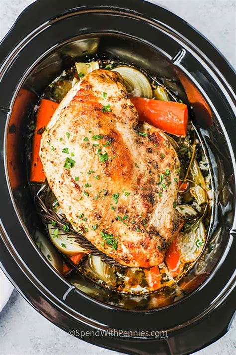 Crock Pot Turkey Breast Spend With Pennies Comidasrusticas