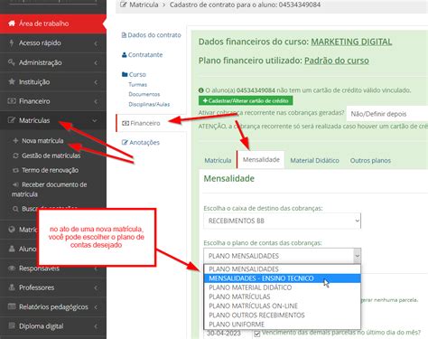 Como Cadastrar Alterar Plano De Contas Vincular Plano De Contas A