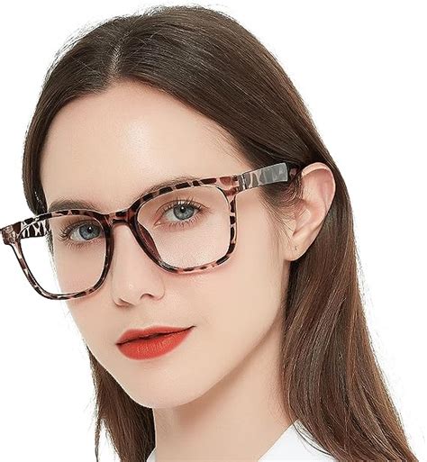 Aezuni Oversize Square Reading Glasses For Women Oversized Trendy Large