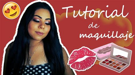 TUTORIAL De MAQUILLAJE SEMI CUT CREASE Con La PALETA DE BEAUTY