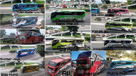 FULL TELOLET BASURI KUMPULAN BUS BASURI DI KM 125 ADA WINSPECTOR