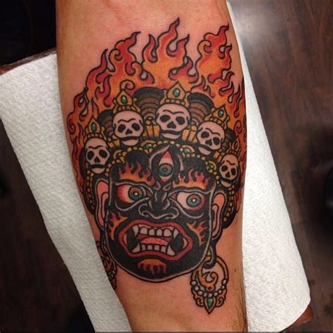 Mahakala Tattoo By Davide Mancini Mahakala Mahakalatattoo