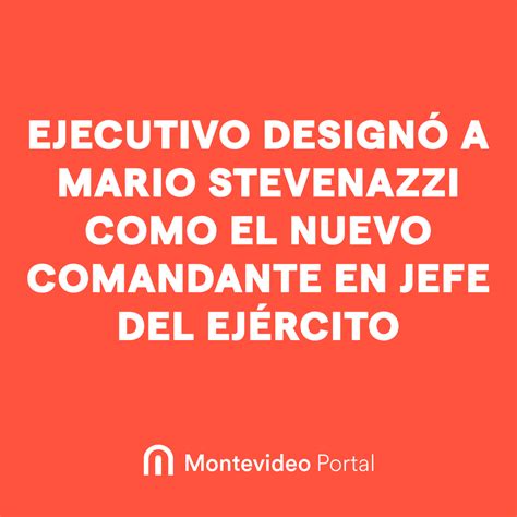 Montevideo Portal On Twitter Ejecutivo Design A Mario Stevenazzi