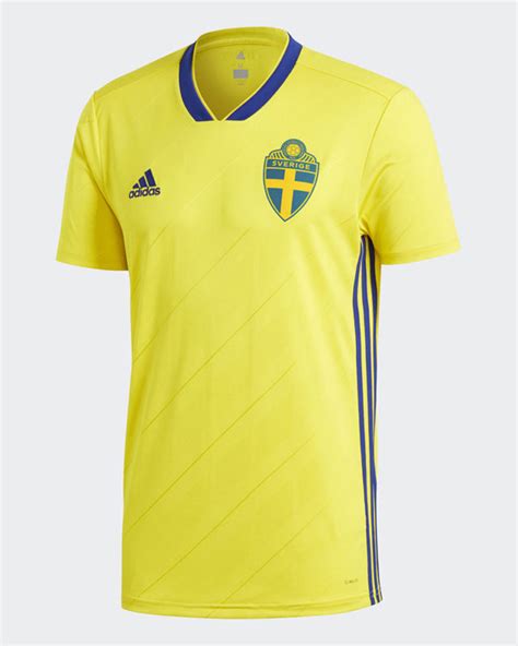 Nueva Camiseta Adidas De Suecia Mundial 2018 Marca De Gol