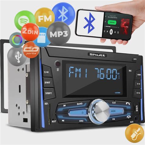 Som Automotivo Mp Player Shutt Tokyo Din Usb Bluetooth Leitor De