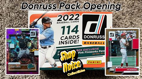 2022 Donruss Box Opening Joe Morgan 10 Henry Davis Rated Prospect