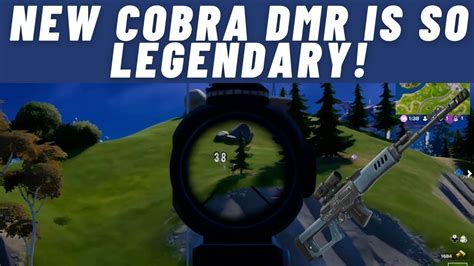 Fortnite NEW Cobra DMR Weapon Is LEGENDARY YouTube