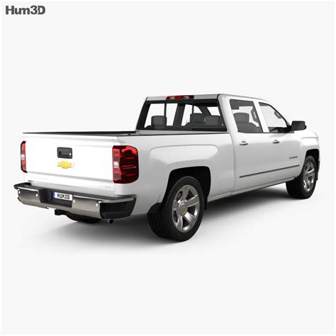 Chevrolet Silverado Crew Cab Ltz 2014 3d Model Vehicles On Hum3d