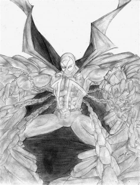 Spawn Pencil Art by bluespecter on DeviantArt