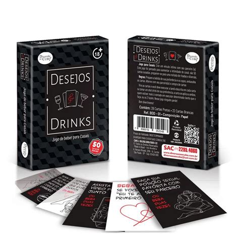 Jogo Erótico Desejos E Drinks Jogo De Cartas Sex Shop Shopee Brasil