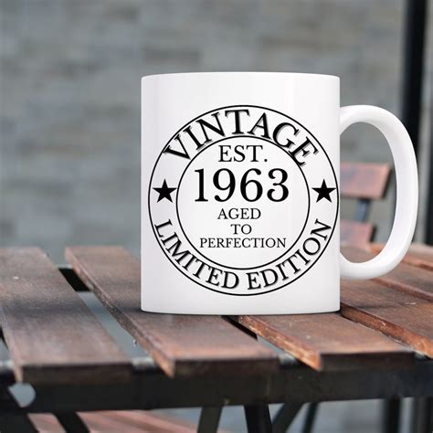 Vintage 1963 SVG 60th Birthday SVG Aged To Perfection SVG Limited