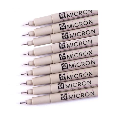 Sakura Pigma Micron Liner Pen Piece Bundle Stationery Pens From