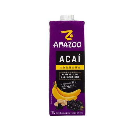 Néctar De Açaí E Banana Amazoo 1 Litro Carrefour