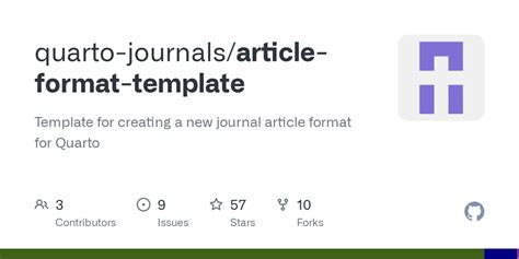 GitHub - quarto-journals/article-format-template: Template for creating ...