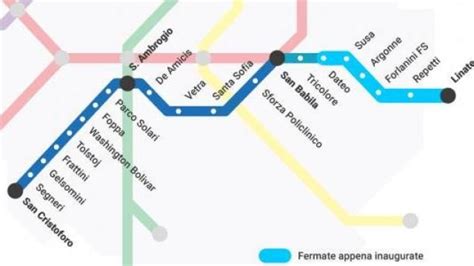 Metropolitana Linea M Di Milano Apertura Fermate E Mappa Della Metro