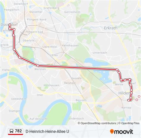 782 Route Fahrpläne Haltestellen Karten D Heinrich Heine Allee U