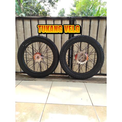 Jual Velg Jari Jari Rx King Ring 18 Full Set Plus Ban Shopee Indonesia