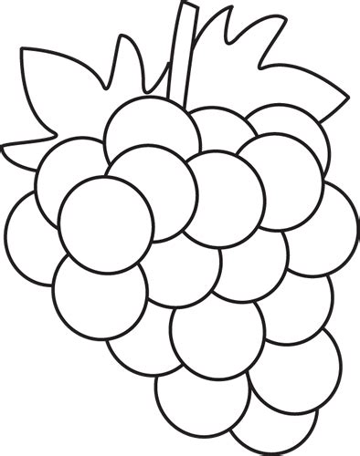 Free Grapes Clipart Black And White, Download Free Grapes Clipart Black ...