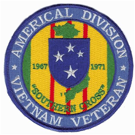 Americal Division Vietnam Veteran Patch Rd Infantry Division