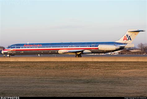 N555an Mcdonnell Douglas Md 82 American Airlines John Newsome