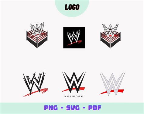 Wwe Svg Bundle Logo Clipart Cricut Bundle Digital Prints Etsy Australia