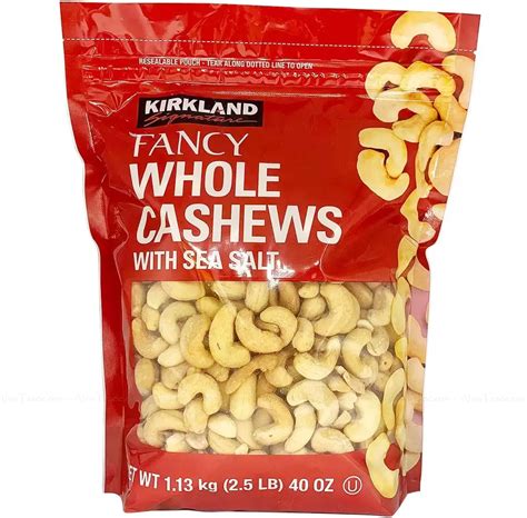 Amazon Kirkland Signature Organic Cashews Kg Grocery