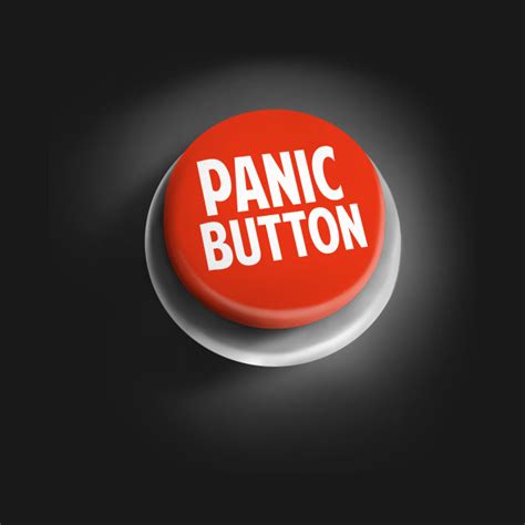 Panic Button - Panic - T-Shirt | TeePublic