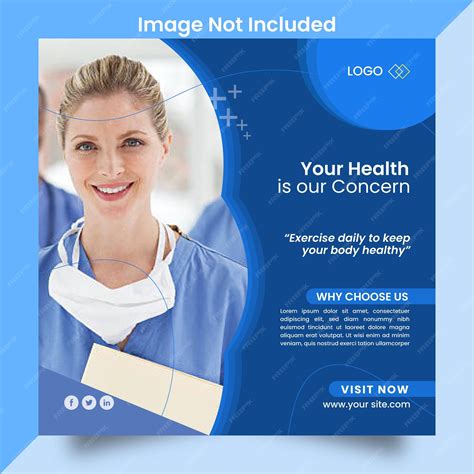 Premium Vector Modern Healthcare Social Media Instagram Ad Post