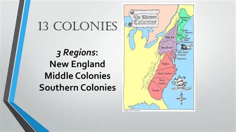 Northern Middle And Southern Colonies