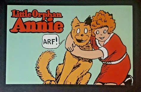 Mint Little Orphan Annie Comic Strip Began 1924 By Harold Gray Stamped Postcard Europe