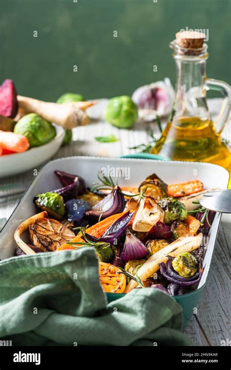 Grilled And Roasted Root Vegetables With Herbs Healthy Simple Food