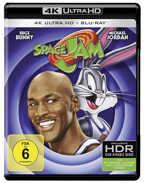 Space Jam 4k Ultra Hd Blu Ray 2d Amazon De Jordan Michael