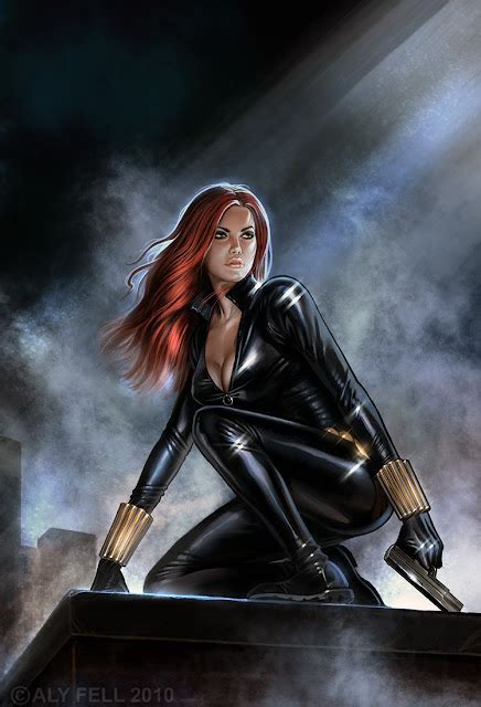 Black Widow Pin Up By Aly Fell Plus More Artwork Pin Up Art Artists