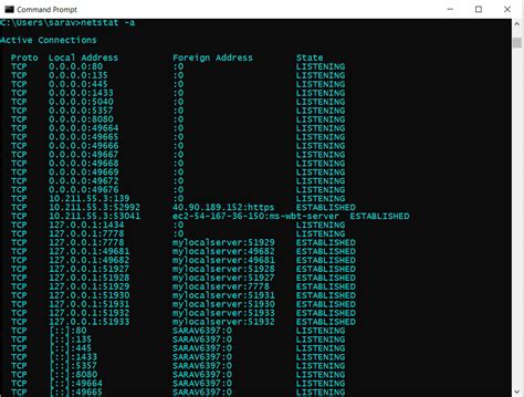 Netstat Command Windows Usage And Examples Devops Junction