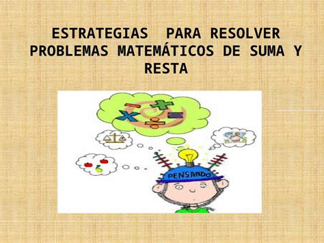 PPTX Presentación 3 estrategias para resolver problemas matemáticos