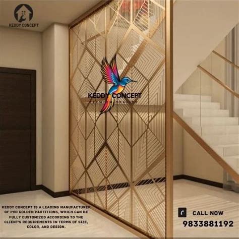 PVD Coated Partition Grill At Rs 1800 In Mumbai ID 2852611254688